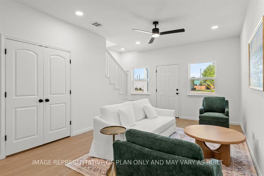 Furnished interior view inside a new home in , Waco (Image 10).