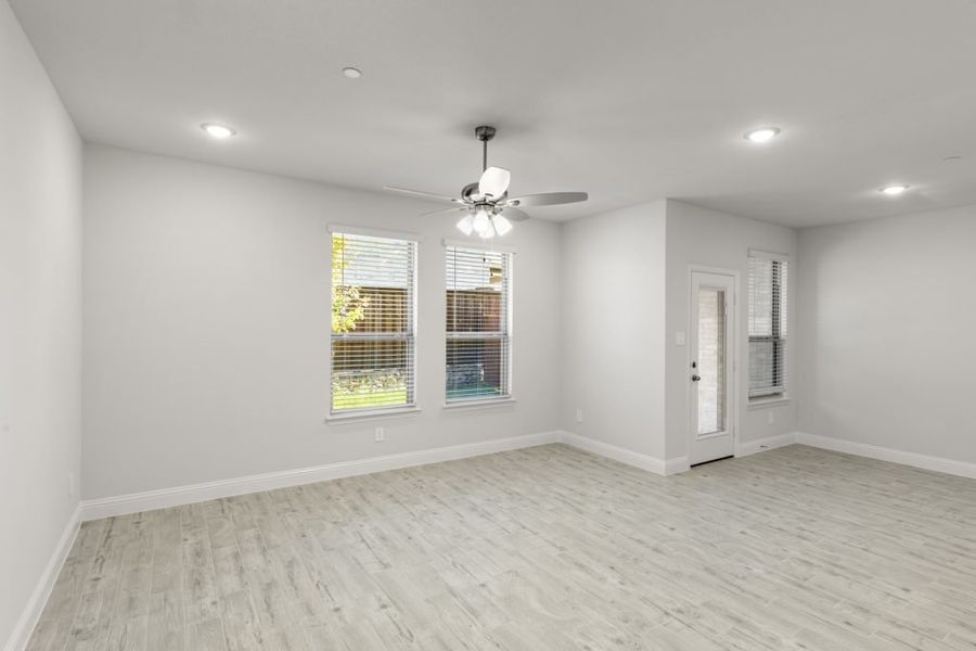 Front exterior of a new home in Sereno Oaks at Buckner Terrace, Dallas, TX, highlighting curb appeal (Image 11). Front exterior of a new home in Sereno Oaks at Buckner Terrace, Dallas, TX, highlighting curb appeal (Image 11).