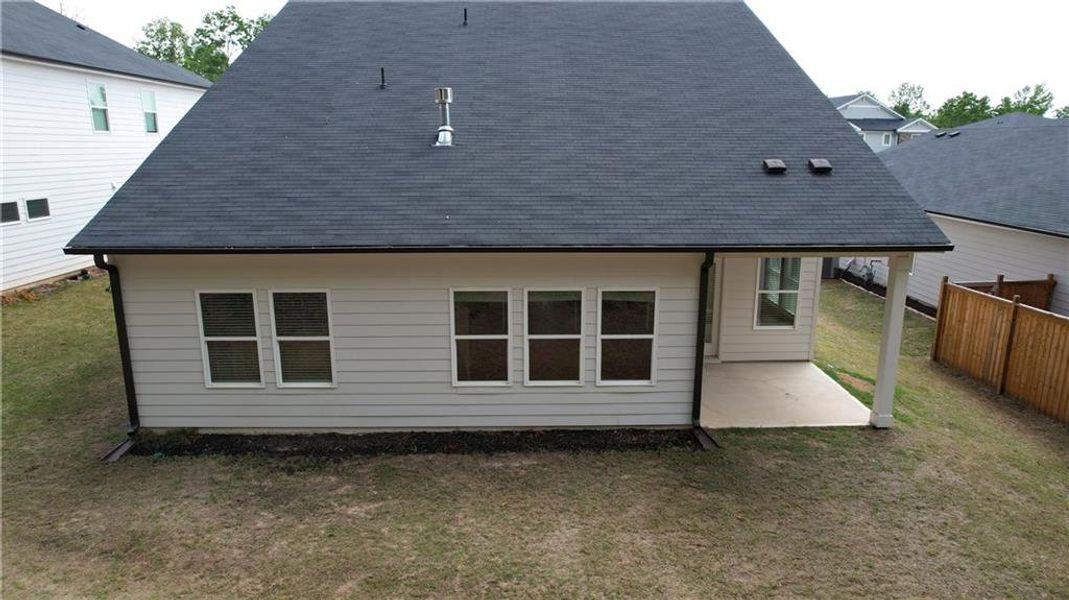 Exterior details and patio area of a home in , Canton (Image 27).