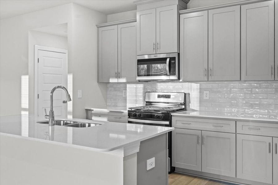 Furnished interior view inside a new home in Creek Ridge - Signature Collection, Spartanburg (Image 5). Furnished interior view inside a new home in Creek Ridge - Signature Collection, Spartanburg (Image 5).