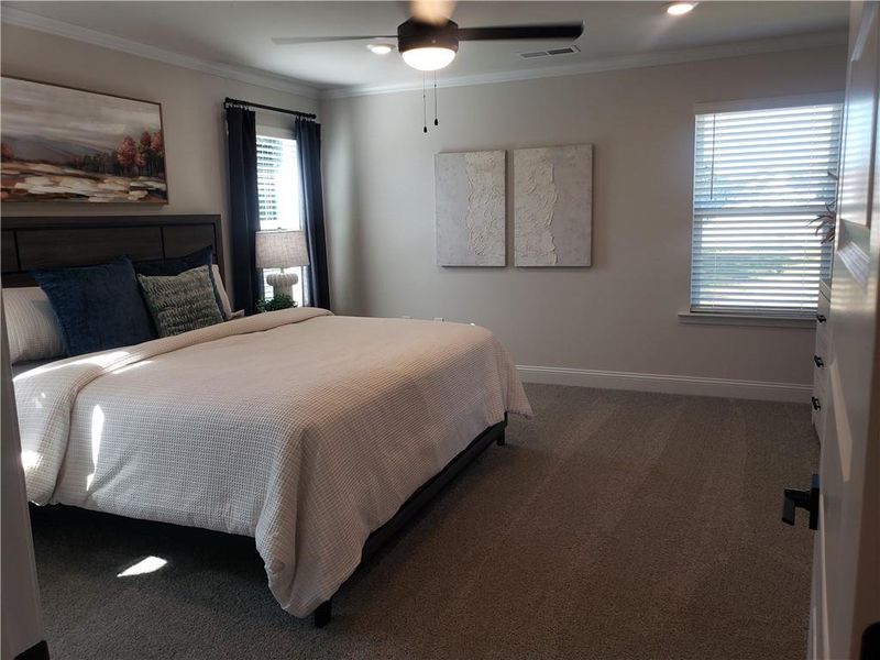 Furnished interior view inside a new home in Canterbury Villas, Carrollton (Image 6). Furnished interior view inside a new home in Canterbury Villas, Carrollton (Image 6).