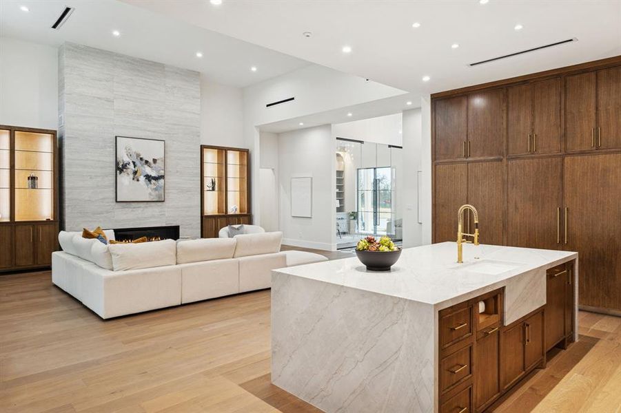 Furnished interior view inside a new home in , Keller (Image 8).