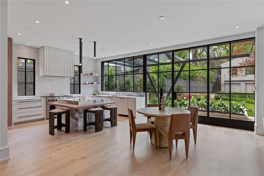 Furnished interior view inside a new home in , Atlanta (Image 35).