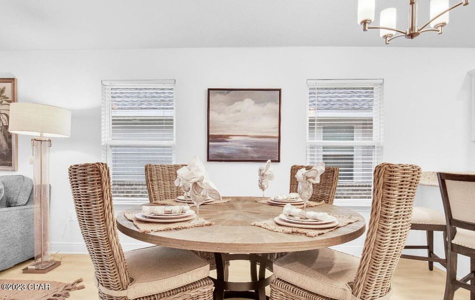 Representative furnished interior of a home built from the Plan 1520 by Adams Homes in East Bay, Panama City (Image 5).