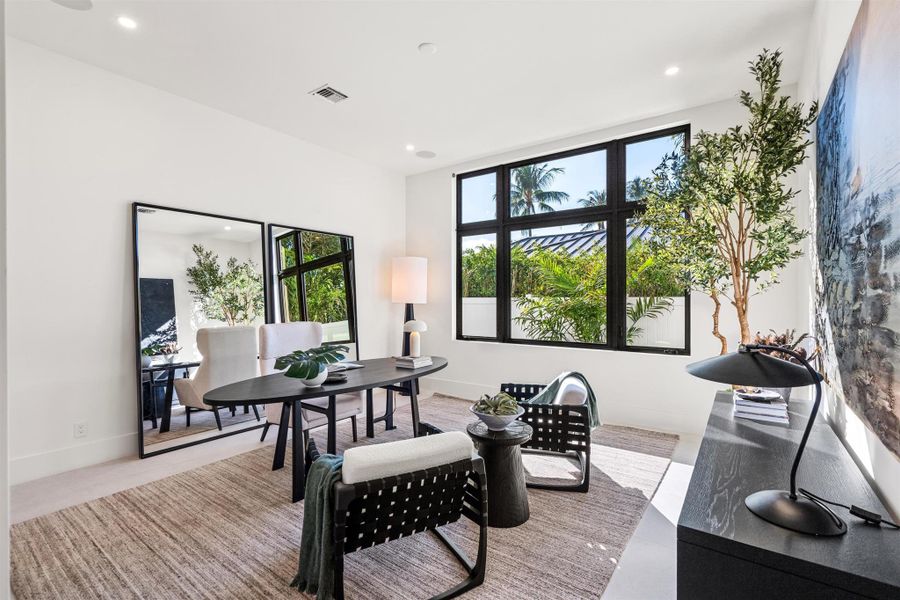 Furnished interior view inside a new home in , Delray Beach (Image 10).