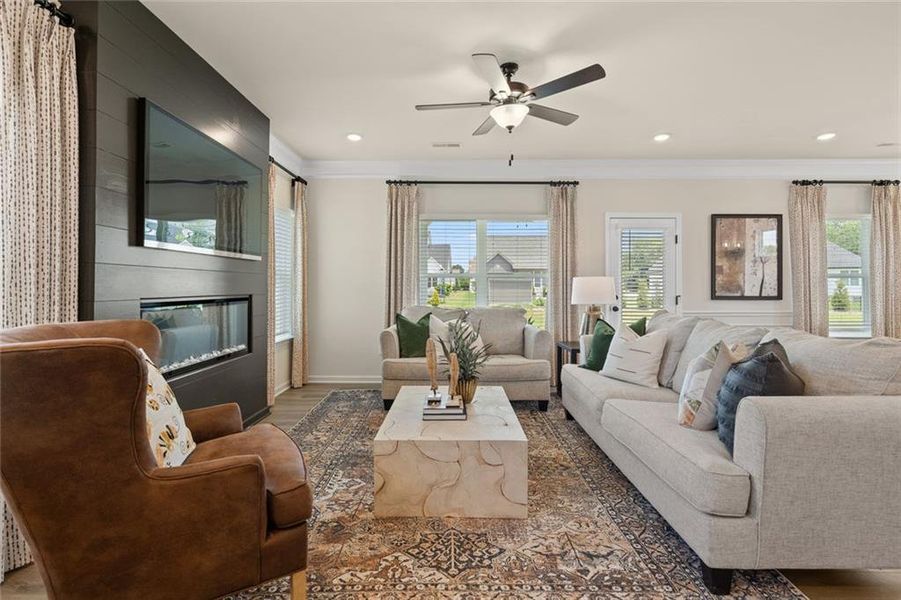 Furnished interior view inside a new home in Hillcrest Park, Ringgold (Image 29).