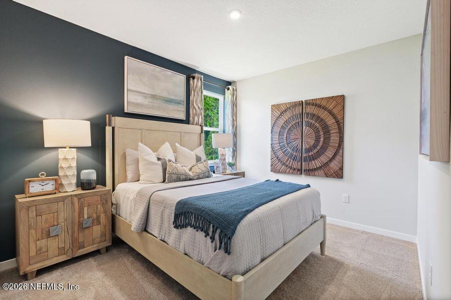Furnished interior view inside a new home in Seminole Palms, Palm Coast (Image 22).
