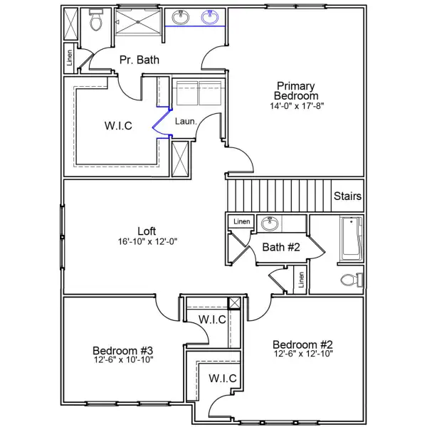 2D floor plan layout of this home in Hanes Lake, Winston-Salem, NC (Image 3). 2D floor plan layout of this home in Hanes Lake, Winston-Salem, NC (Image 3).