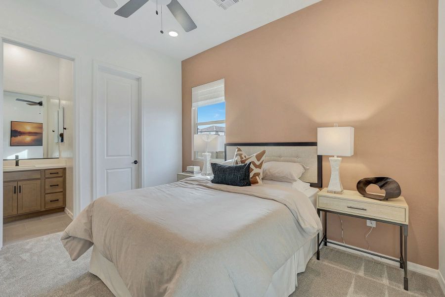 Representative furnished interior of a home built from the Cobalt by Mattamy Homes in Tyler Ranch, Buckeye (Image 40).