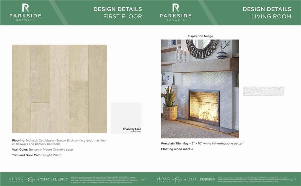 Sample of building materials used in homes in Parkside Roswell, Roswell (Image 34). Sample of building materials used in homes in Parkside Roswell, Roswell (Image 34).