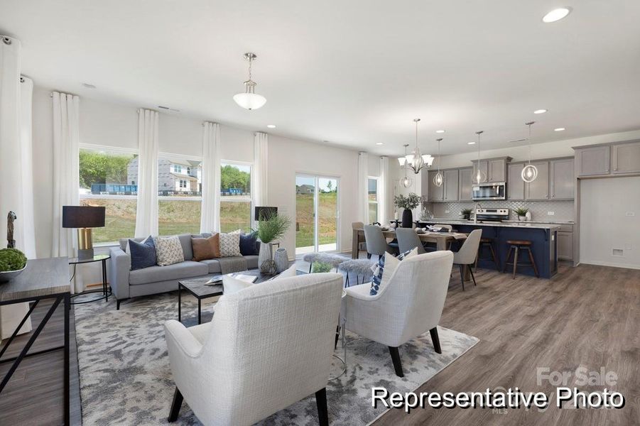 Furnished interior view inside a new home in Streamside, Red Cross (Image 13).