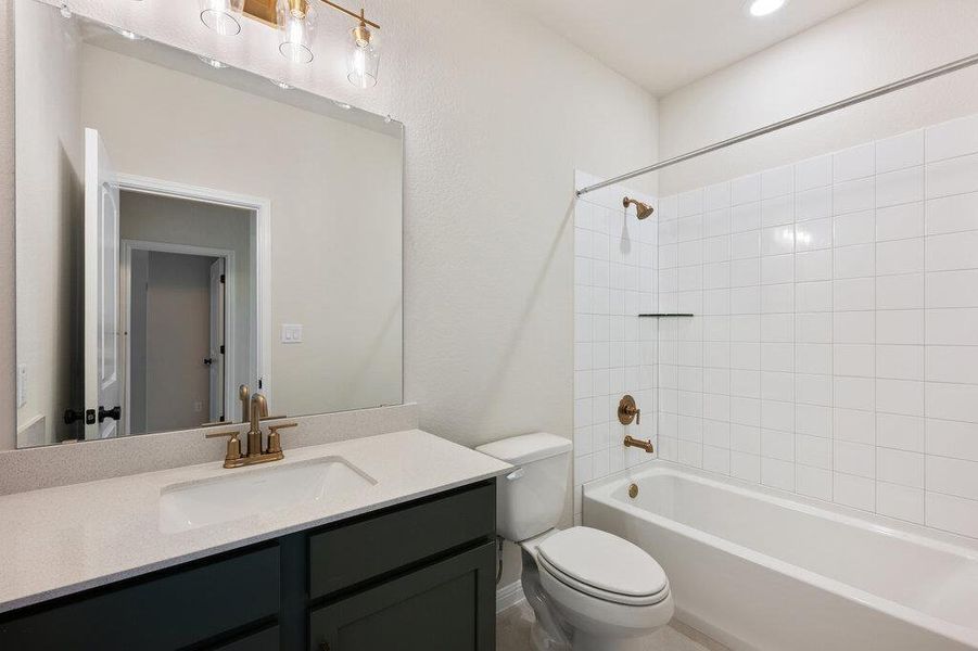 Furnished interior view inside a new home in Cannon Ranch, Dripping Springs (Image 18).