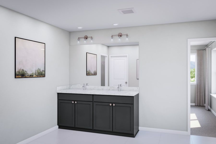 Representative furnished interior of a home built from the Maxwell by Tri Pointe Homes in Alton Creek, Mint Hill (Image 11).