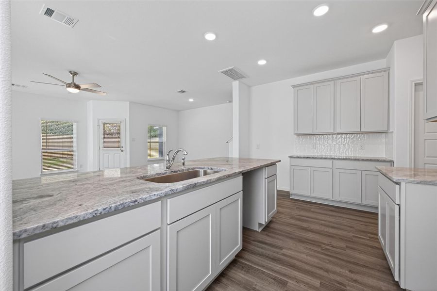 Furnished interior view inside a new home in Enclave at Willis, Willis (Image 16).