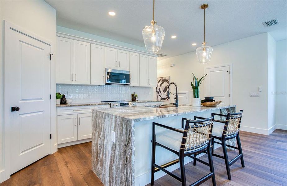 Furnished interior view inside a new home in , Palm Harbor (Image 29).