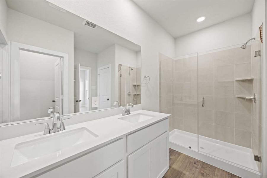 Furnished interior view inside a new home in MiraVerde, Crowley (Image 10). Furnished interior view inside a new home in MiraVerde, Crowley (Image 10).