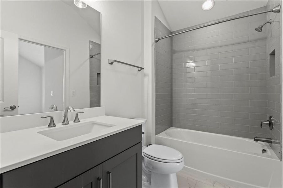 Furnished interior view inside a new home in , Hiram (Image 18).