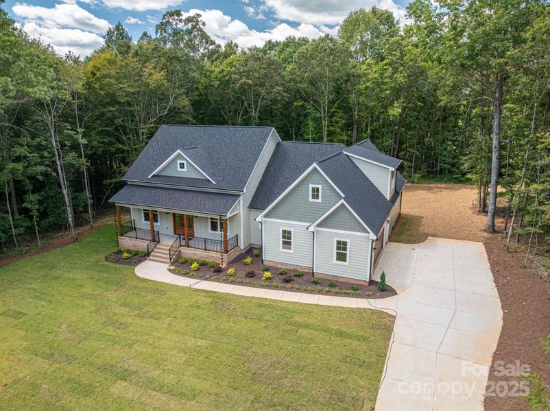 Front exterior of a new home in , Lincolnton, NC, highlighting curb appeal (Image 28).