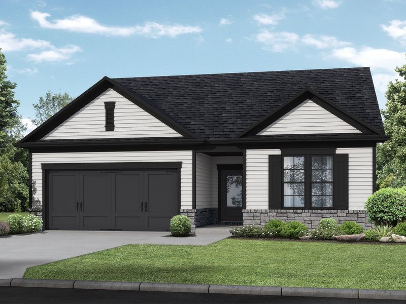 Representative exterior photo of a completed home built from the The Woodhaven by My Home Communities in Robins Estates, Warner Robins, GA (Image 2). Representative exterior photo of a completed home built from the The Woodhaven by My Home Communities in Robins Estates, Warner Robins, GA (Image 2).