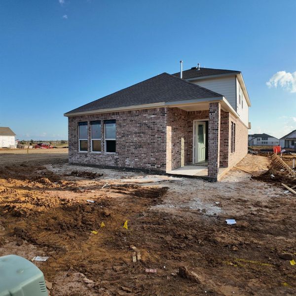 Construction Progress - back exterior