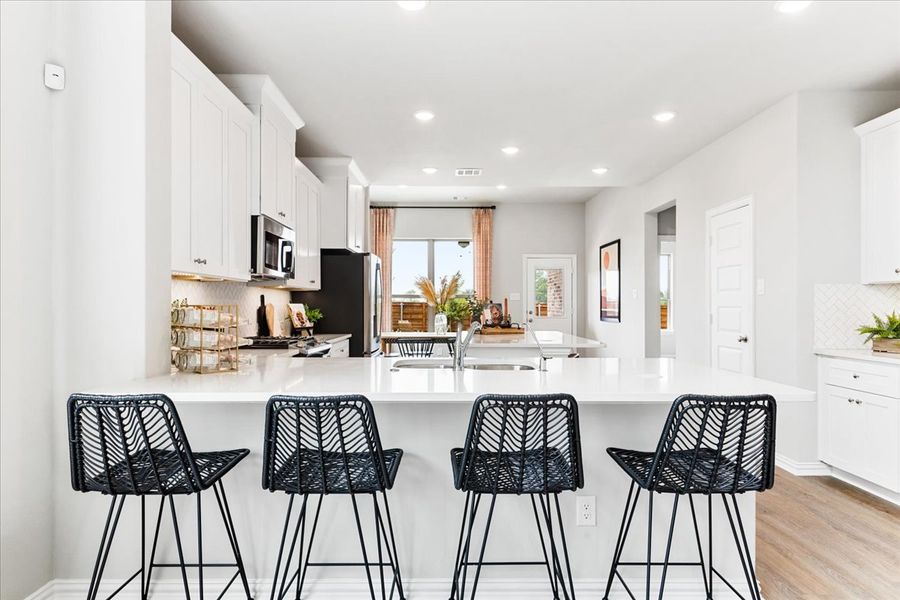 Furnished interior view inside a new home in Solterra Texas, Mesquite (Image 13).