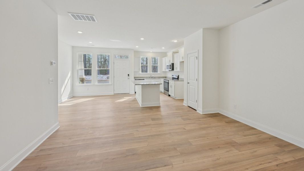 Representative furnished interior of a home built from the Rochester by DRB Homes in Battle Bridge, Raleigh (Image 6). Representative furnished interior of a home built from the Rochester by DRB Homes in Battle Bridge, Raleigh (Image 6).
