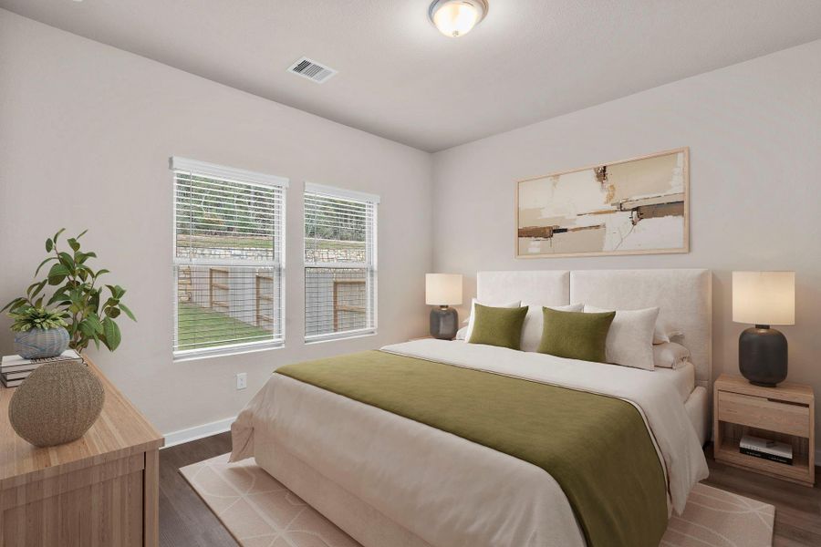 Furnished interior view inside a new home in Westridge Cove 50', Panorama Village (Image 10).