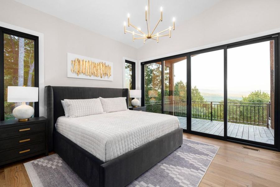 Furnished interior view inside a new home in , Blue Ridge (Image 34).