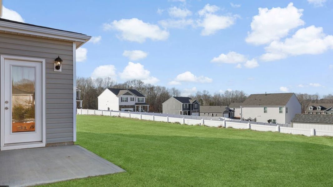 Exterior details and patio area of a home in Woodhaven, Spartanburg (Image 4). Exterior details and patio area of a home in Woodhaven, Spartanburg (Image 4).
