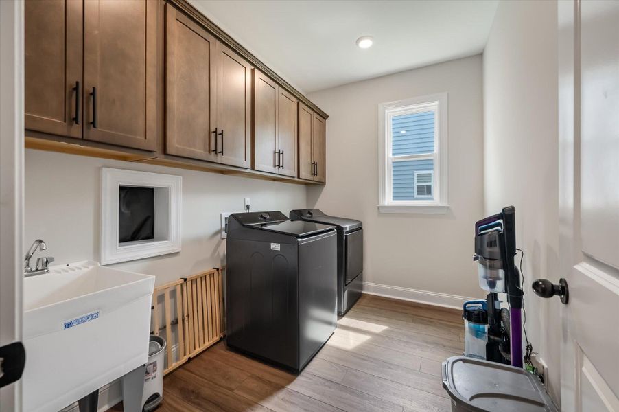 Furnished interior view inside a new home in The Enclave at French Quarter Creek, Huger (Image 41).