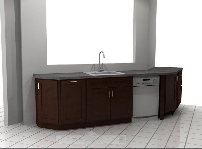 Proposed kitchen island cabinet design Proposed kitchen island cabinet design