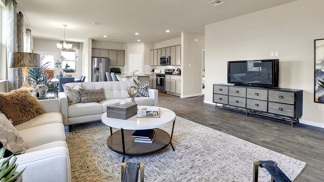 Furnished interior view inside a new home in Southgrove, Kyle (Image 27).