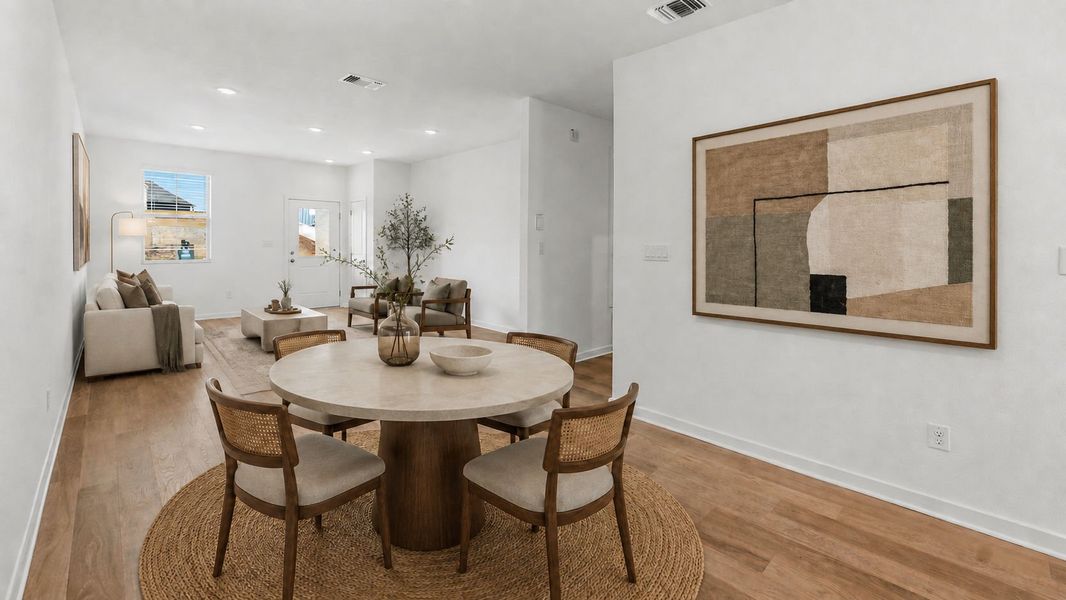 Furnished interior view inside a new home in La Cima, San Marcos (Image 19).