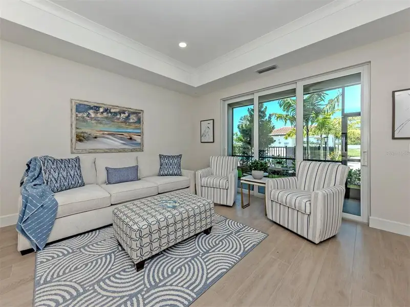 Furnished interior view inside a new home in , Venice (Image 5).