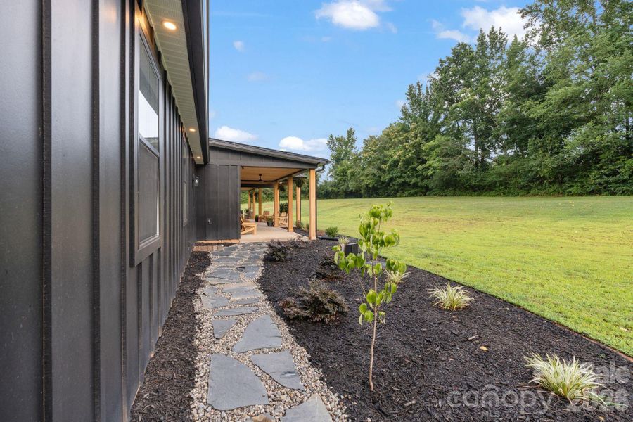 Exterior details and patio area of a home in , York (Image 3).