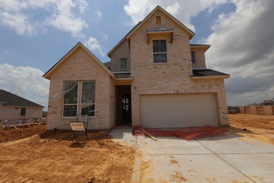 In-progress construction of a new home in Jubilee 50′, Hockley, TX (Image 14).