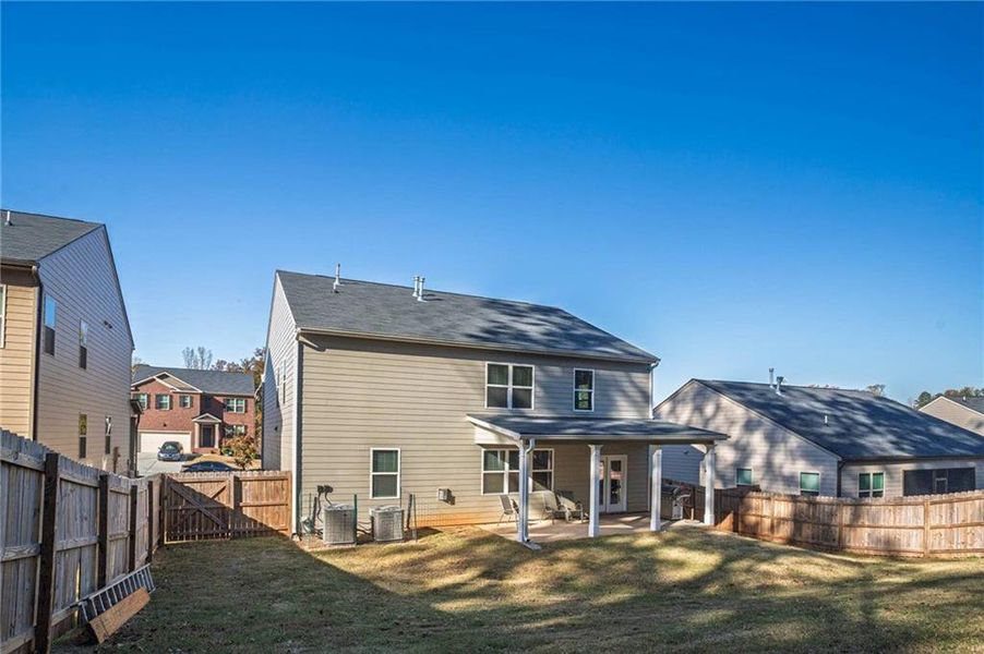 Exterior details and patio area of a home in , Stonecrest (Image 3).