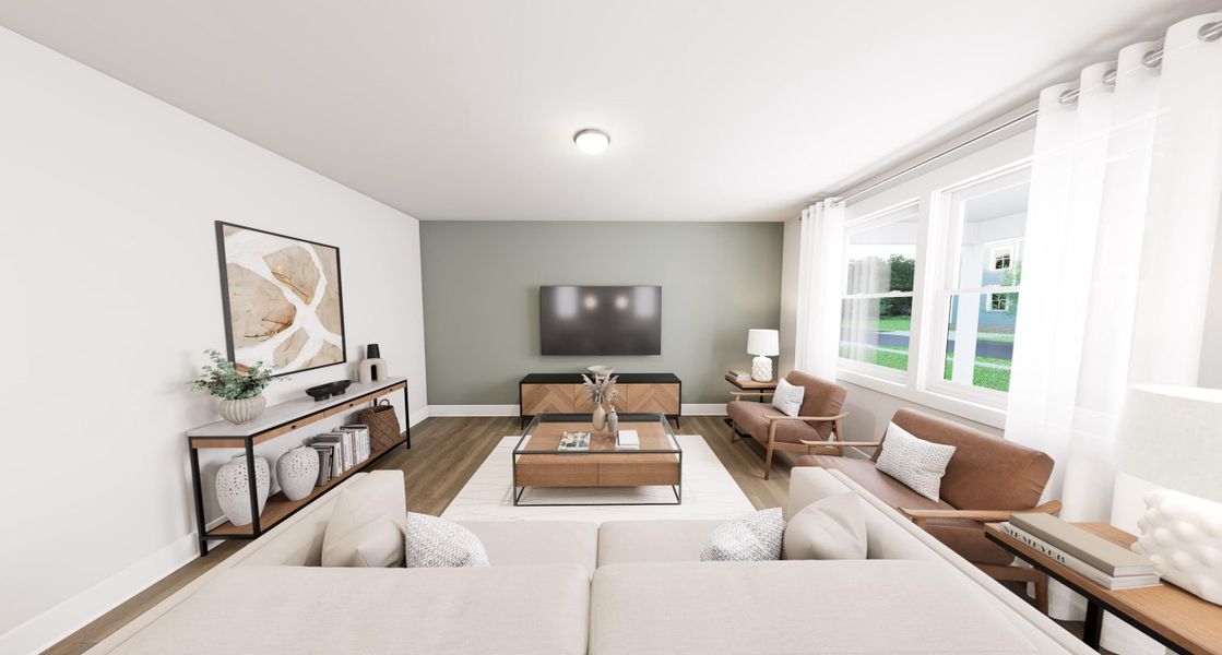 Furnished interior view inside a new home in Ponder, Zebulon (Image 5).