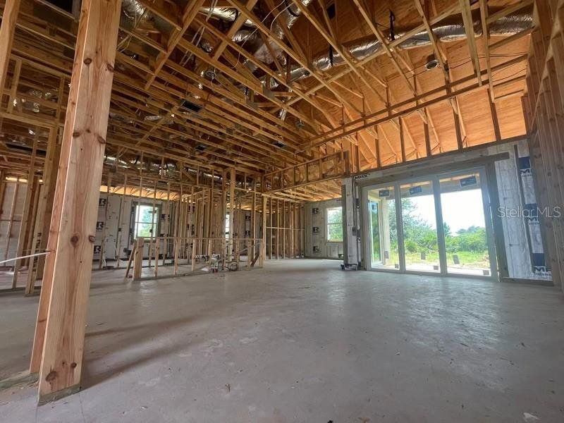 Interior shot of the living space. Currently under construction Interior shot of the living space. Currently under construction