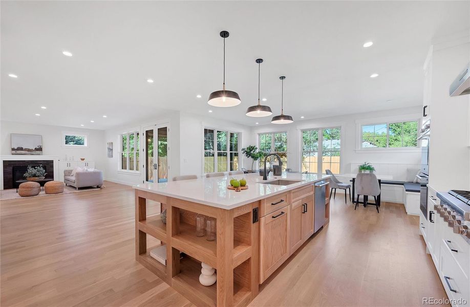 Furnished interior view inside a new home in , Denver (Image 13).