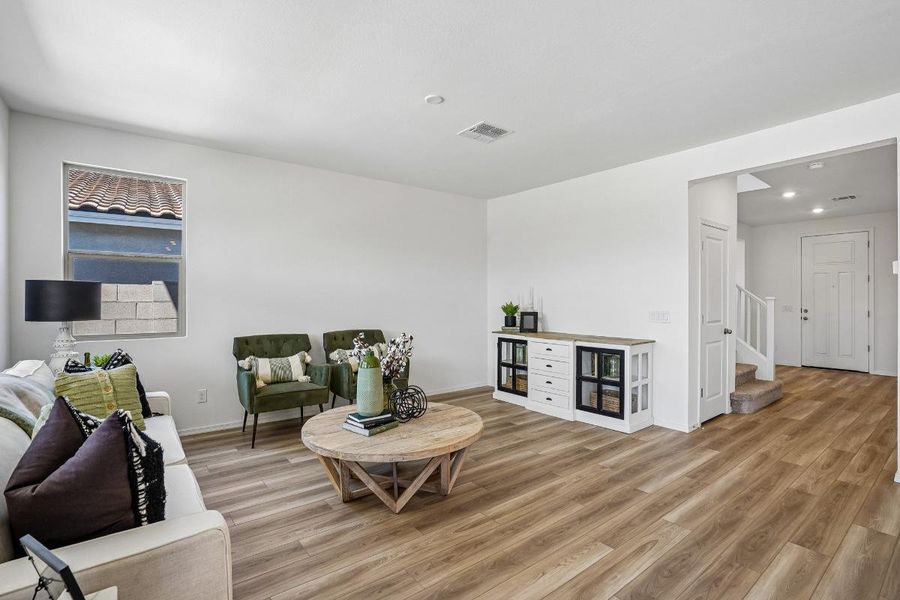 Furnished interior view inside a new home in Bella Camino Traditions, San Tan Valley (Image 3).