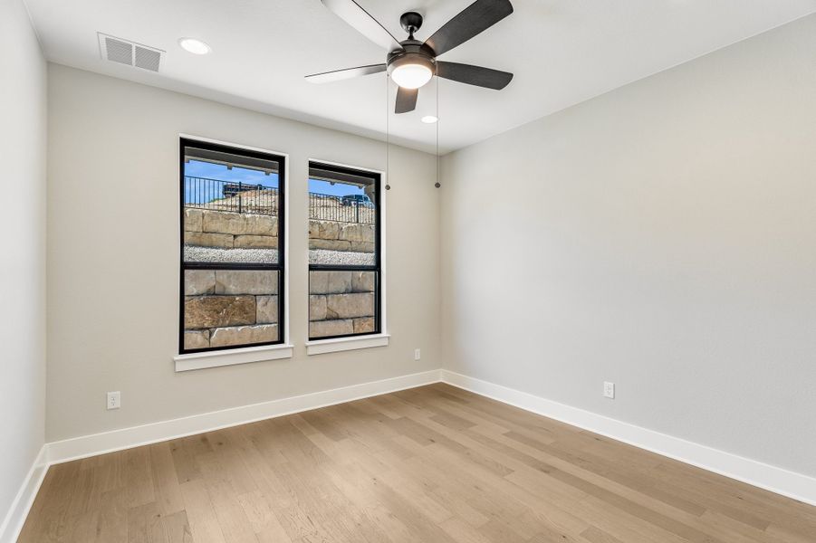 Representative unfurnished interior of a home built from the Coronado I by Giddens Homes in Clearwater Ranch, Liberty Hill (Image 131).