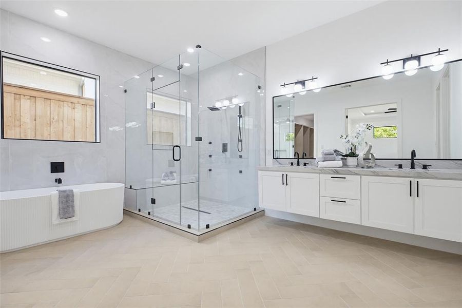 Furnished interior view inside a new home in , Dallas (Image 14). Furnished interior view inside a new home in , Dallas (Image 14).