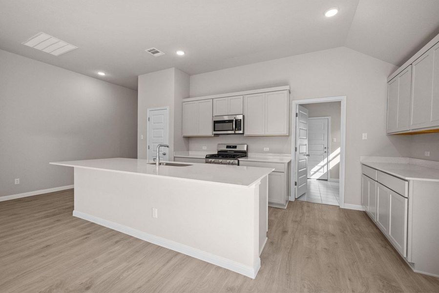 Furnished interior view inside a new home in Trinity Ranch, Elgin (Image 9).
