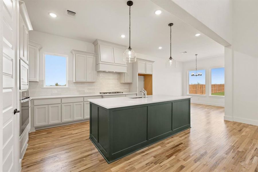 Furnished interior view inside a new home in Settlers Glen, New Fairview (Image 8).