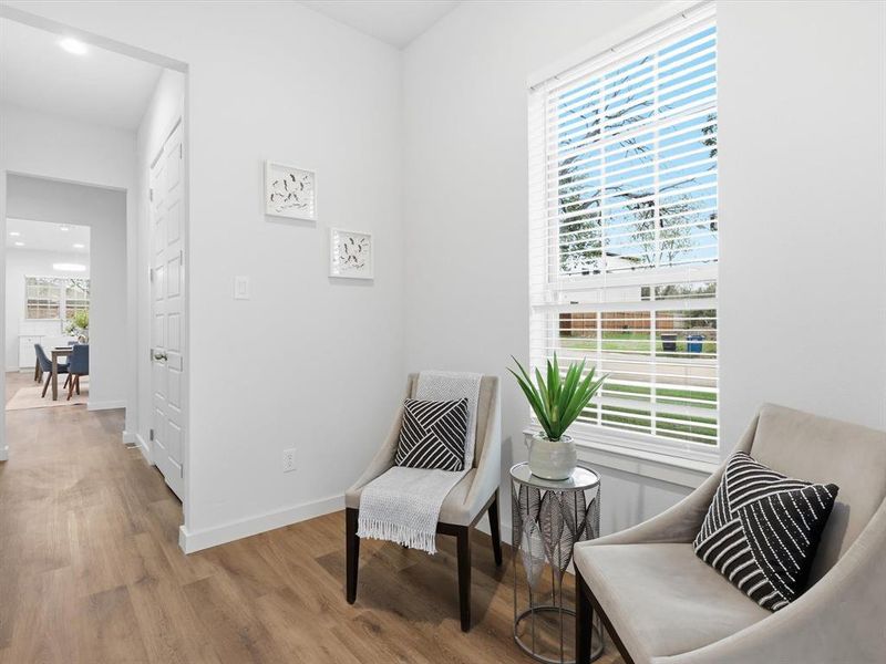 Furnished interior view inside a new home in , Dallas (Image 3). Furnished interior view inside a new home in , Dallas (Image 3).