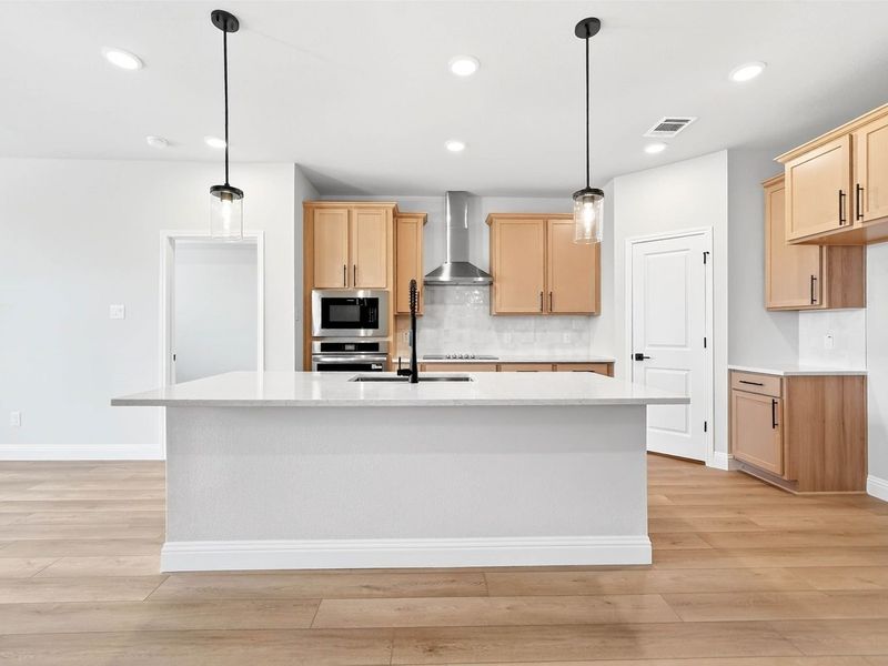 Furnished interior view inside a new home in Parks at Foster Crossing, Anna (Image 4).