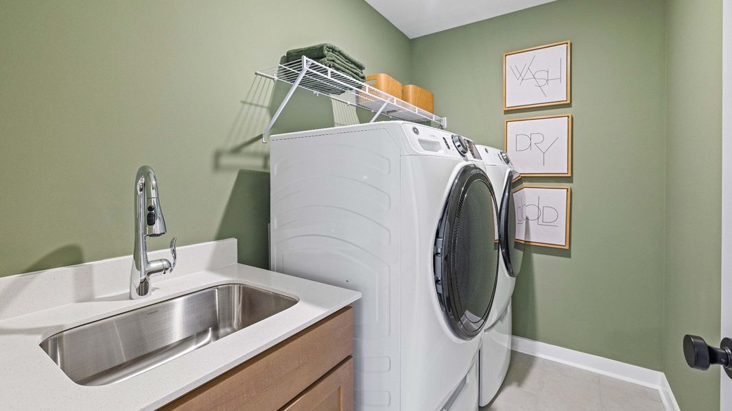 Furnished interior view inside a new home in Cottages of Bearwood, Mount Pleasant (Image 32).