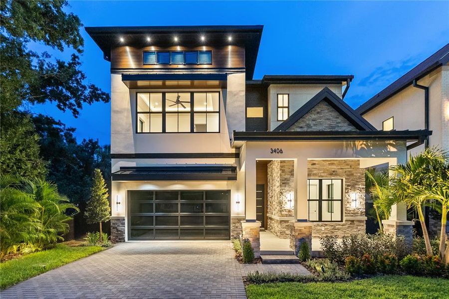Front exterior of a new home in , Tampa, FL, highlighting curb appeal (Image 28). Front exterior of a new home in , Tampa, FL, highlighting curb appeal (Image 28).