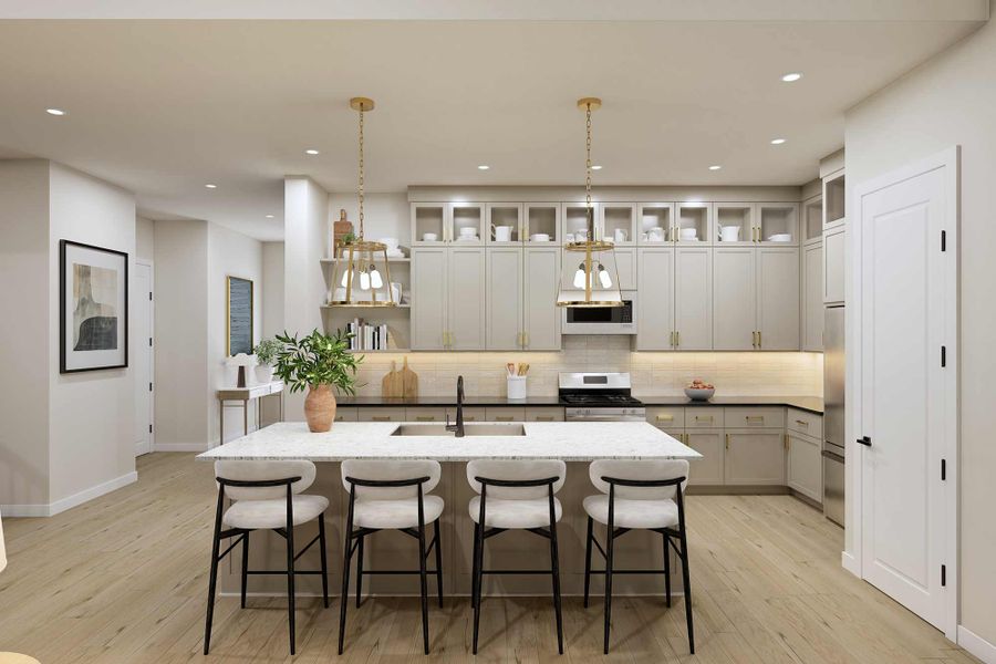 Representative furnished interior of a home built from the The Orchid by David Weekley Homes in Dunham Pointe 65' Homesites, Cypress (Image 5).